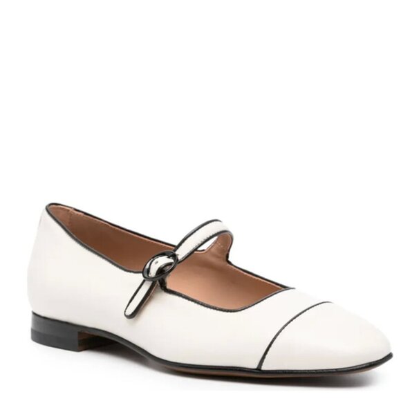 Carel Paris Corail Mary Janes in Nappa Beige Noir 39 8 - Picture 1 of 8